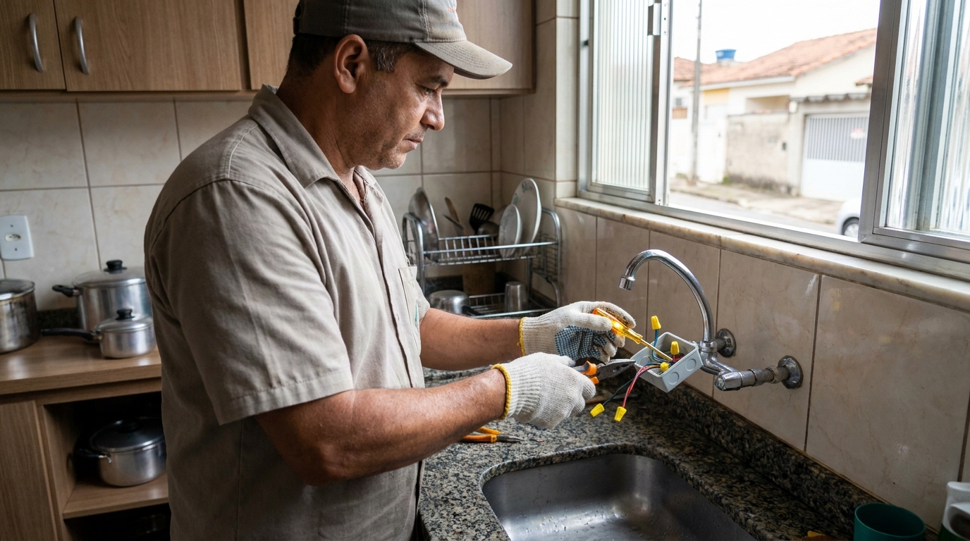Adequação de Ponto Elétrico no Jardim Manoel Penna, Ribeirão Preto‑SP
