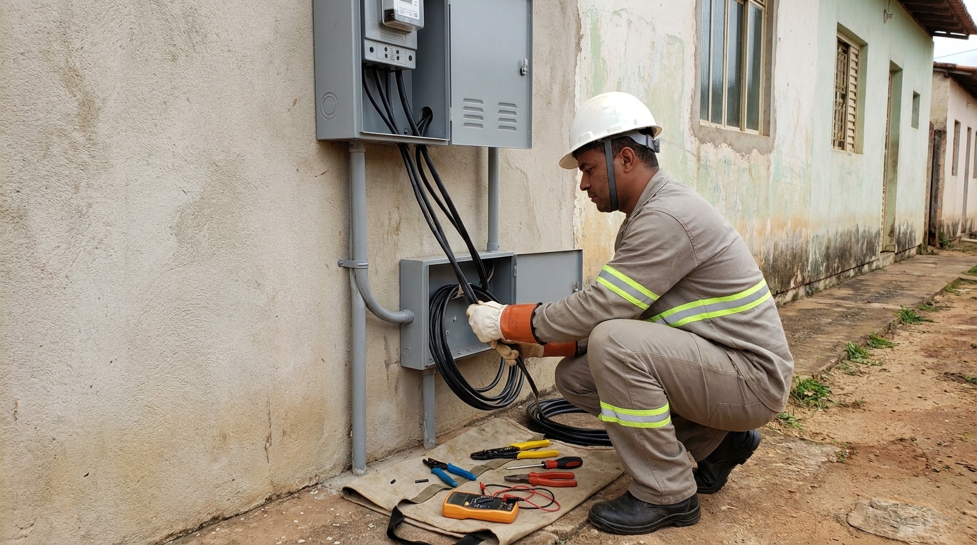 Regularização de Entrada de Energia no Alto do Ipiranga, Ribeirão Preto‑SP