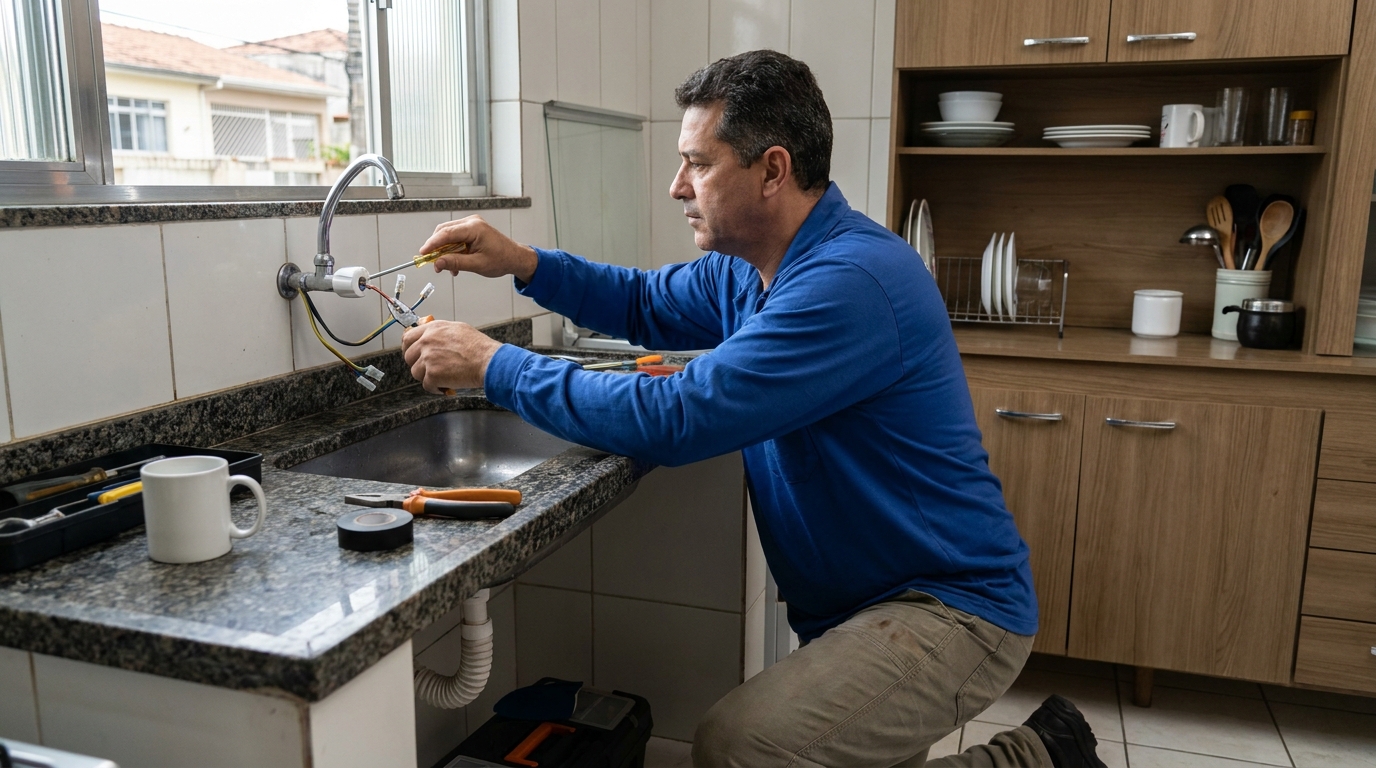 Reparo em Torneira Elétrica no Jardim Manoel Penna, Ribeirão Preto‑SP